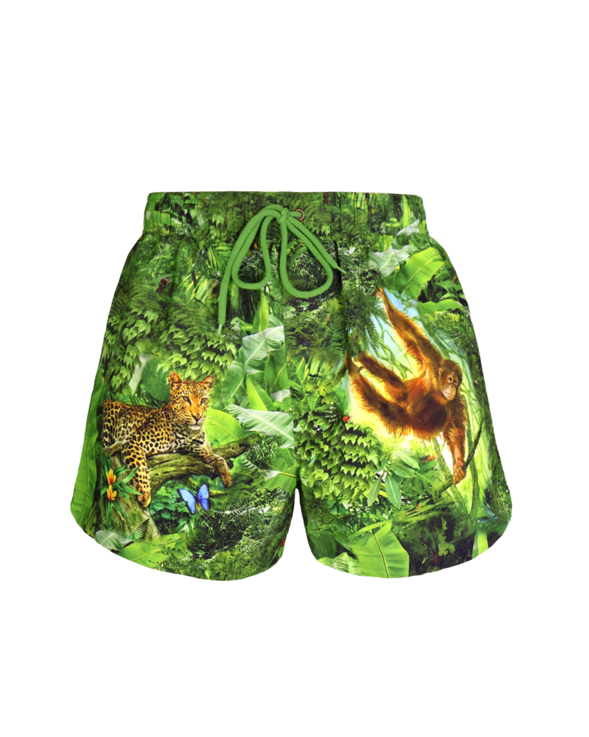 Jungle Print Swim Shorts