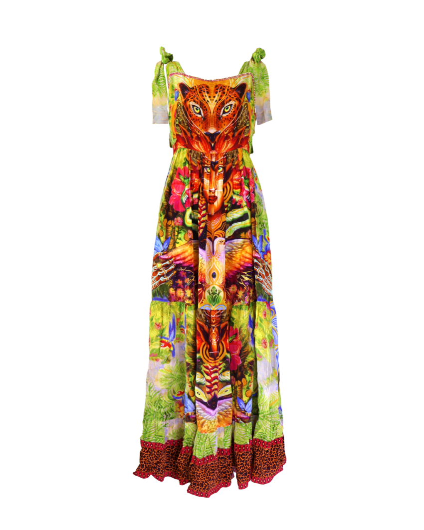 Aiyana Print Strap Dress