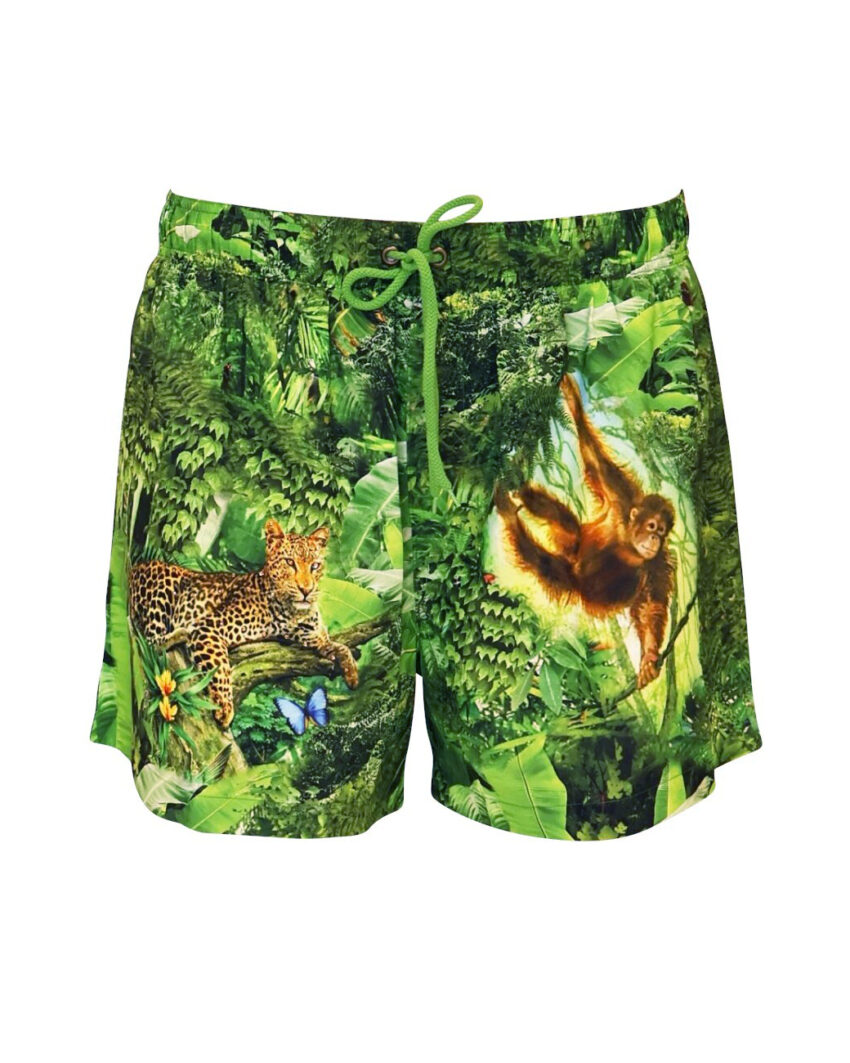 The Jungle Print Swim Shorts