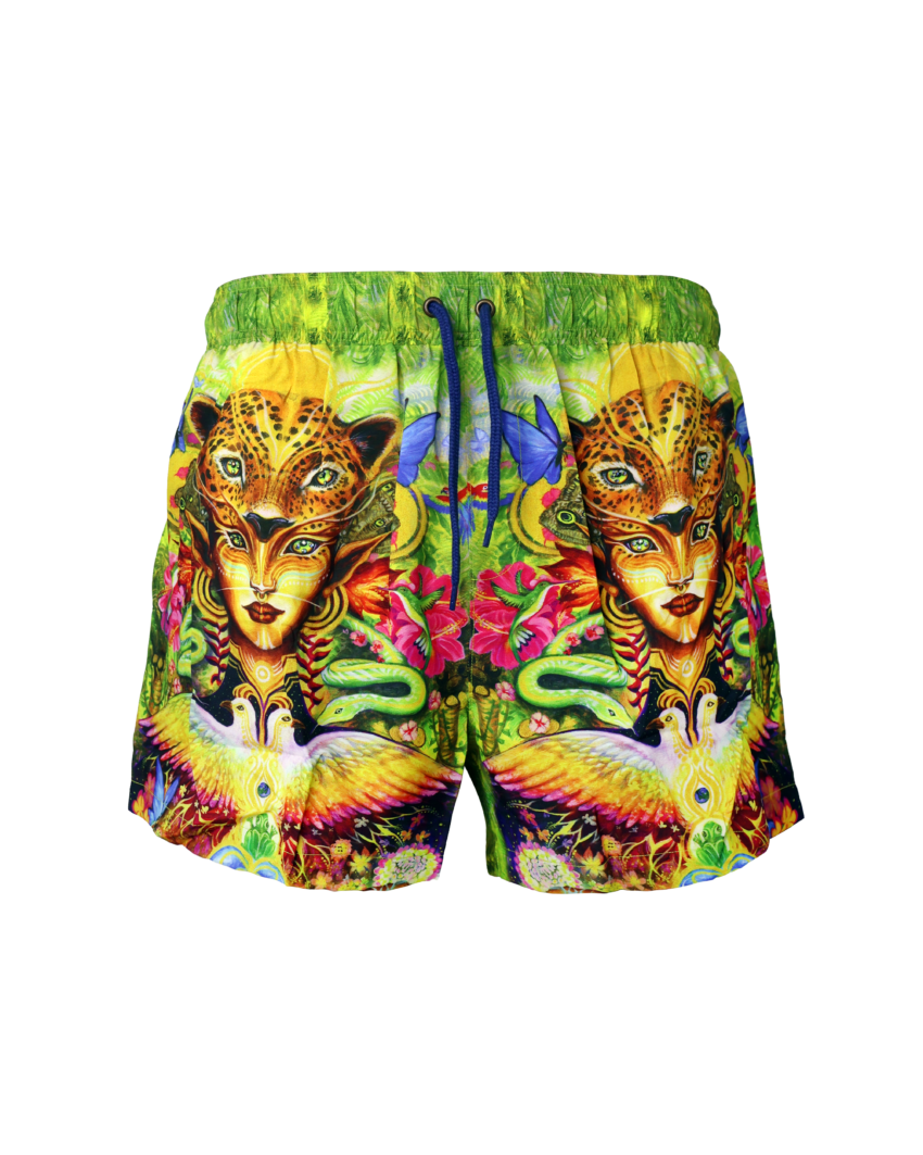 Aiyana Print Swim Shorts