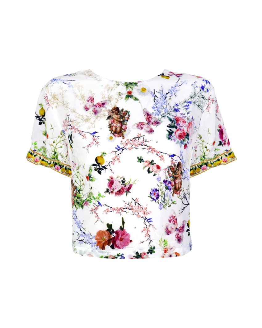 Parisa Print Top Short Sleeve